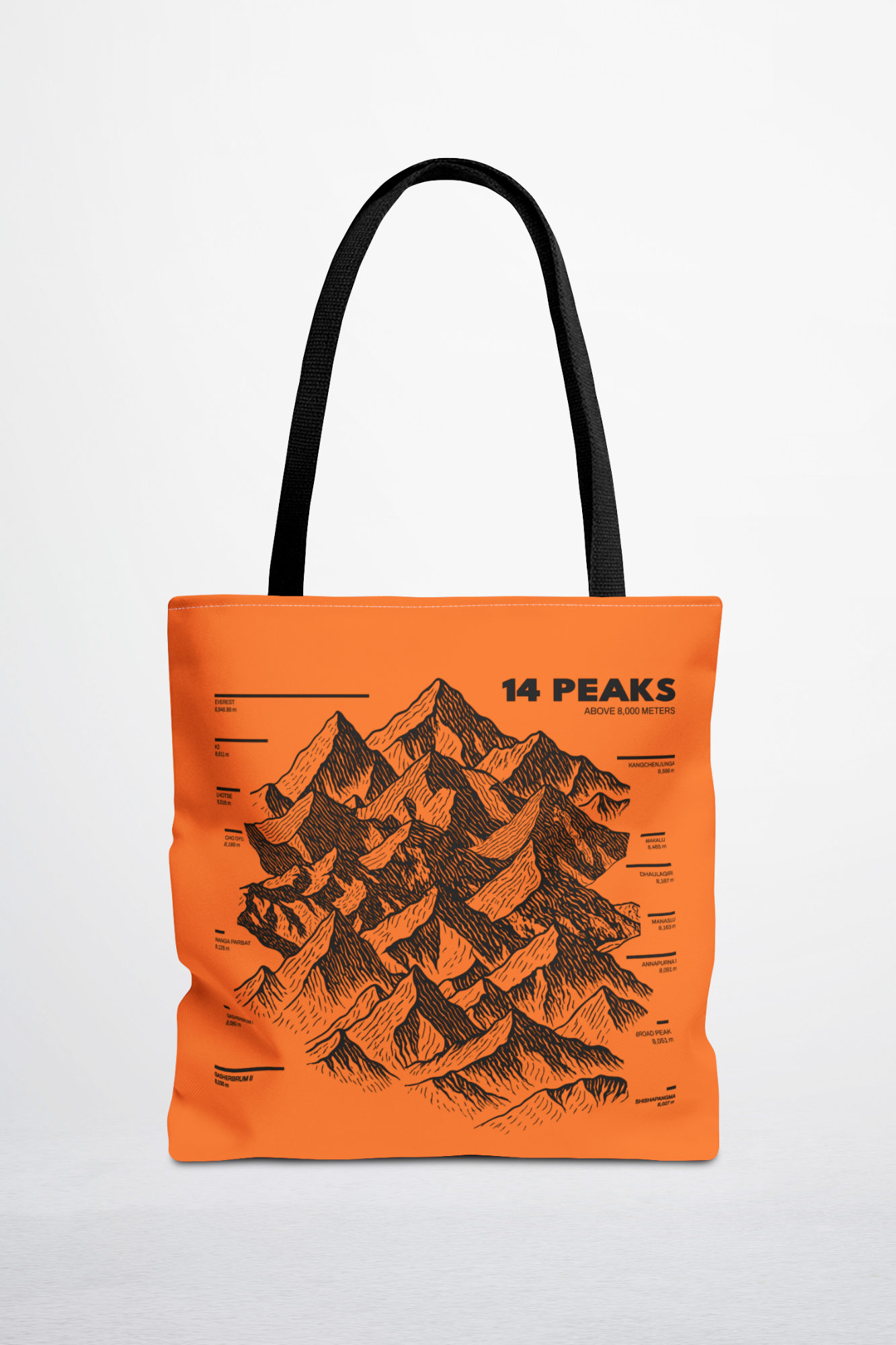 14 Peaks Route Map Tote (Orange Expedition)