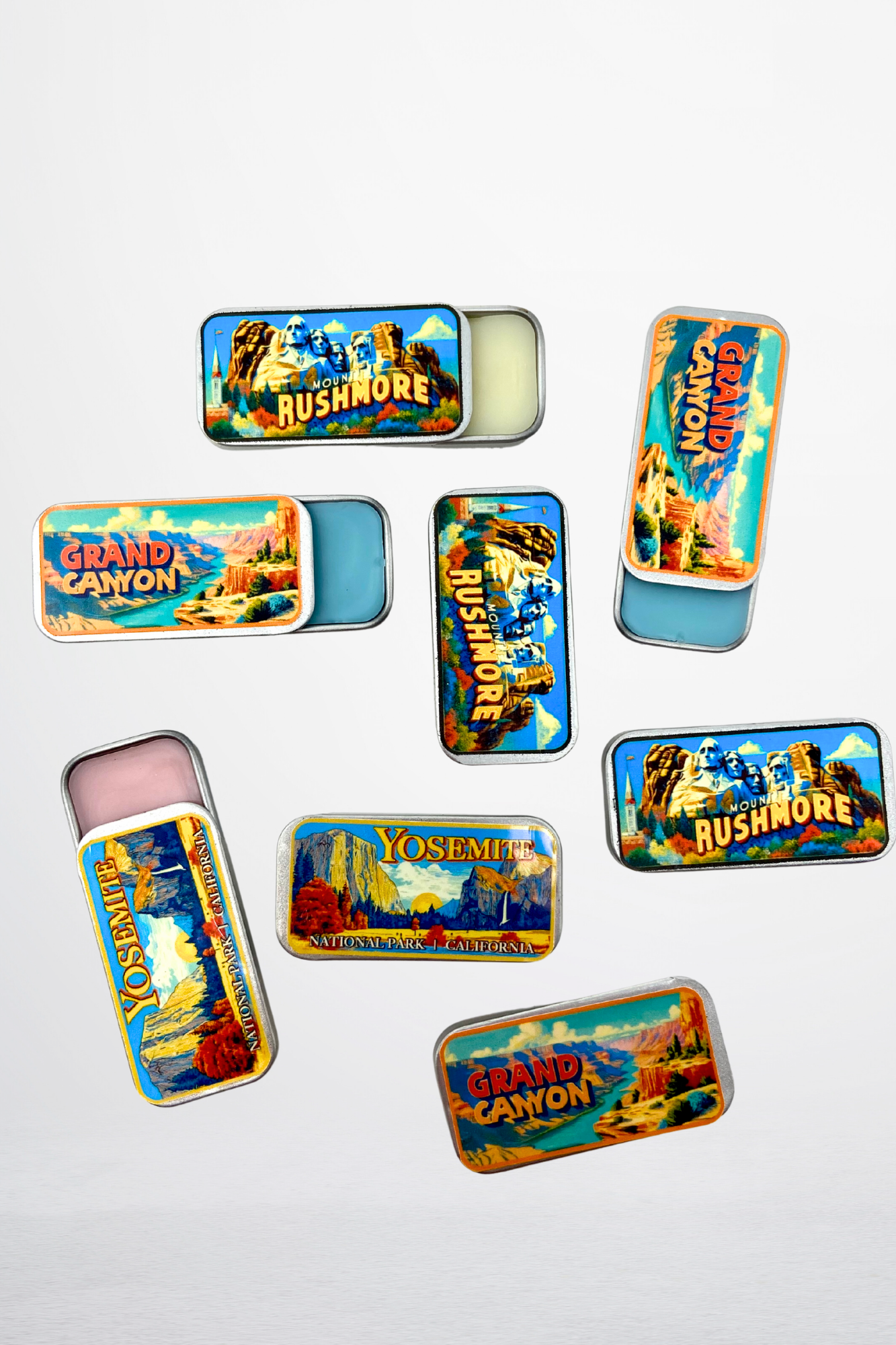National Parks Tin Lip Balm Set/3