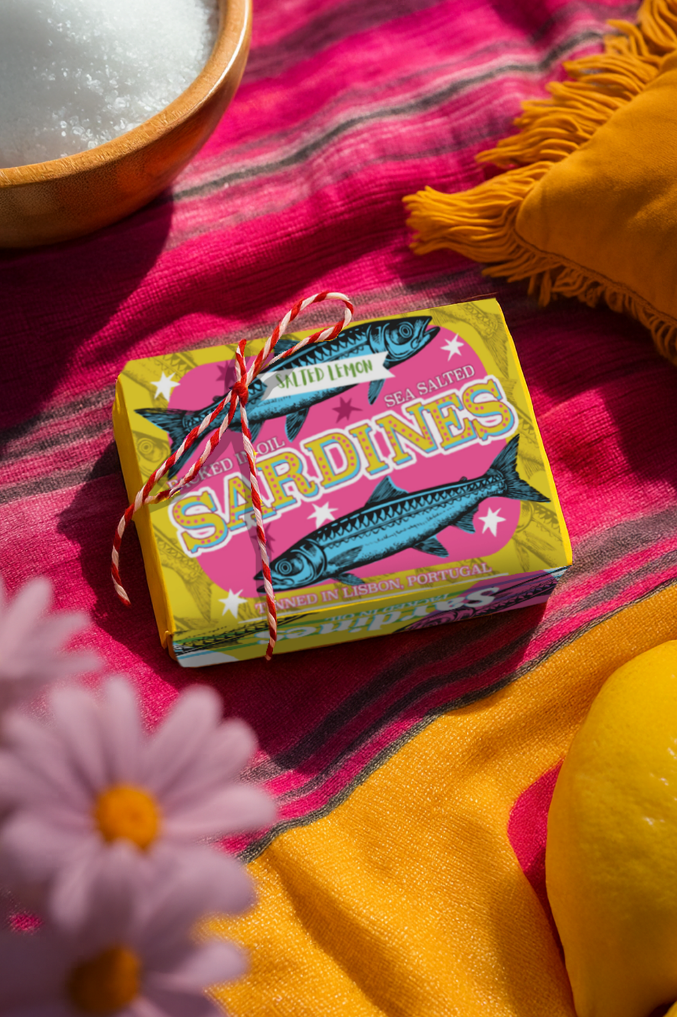Salted Lemon Sardine Soap Bar