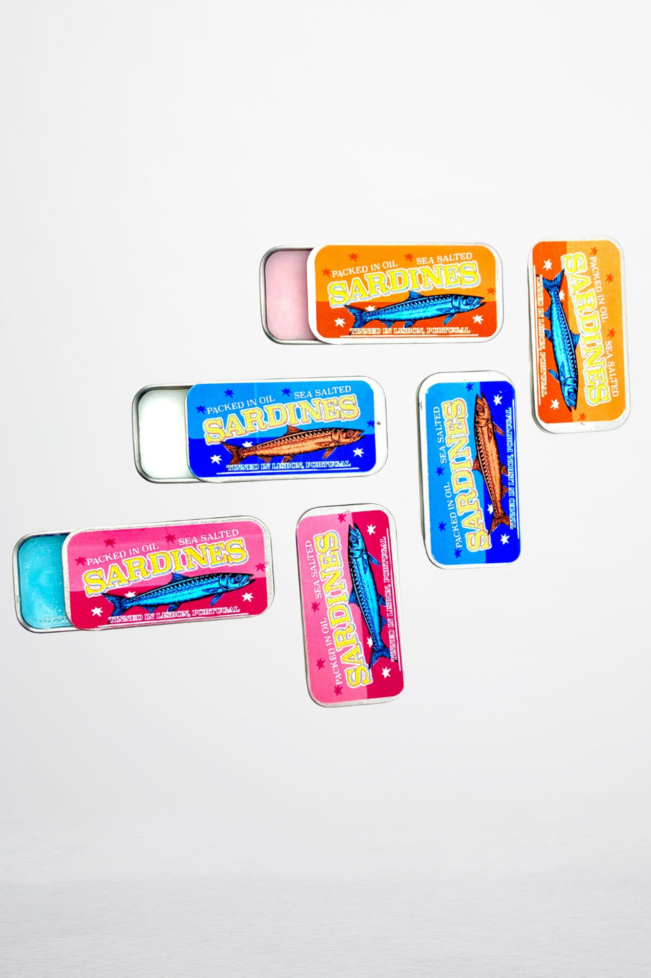 Sardine Tin Lip Balm Set/3