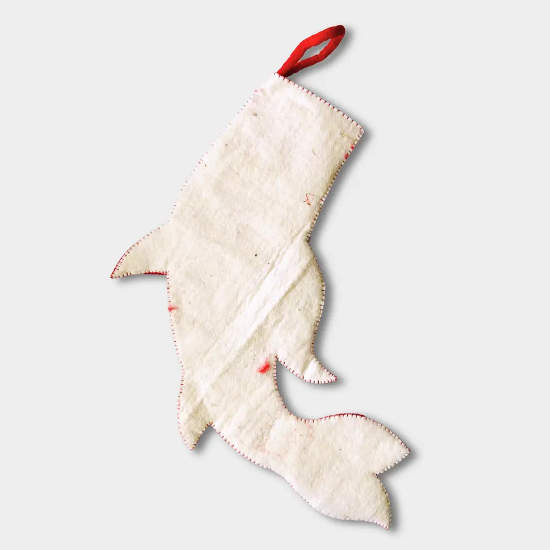 Blue Koinobori Felt Christmas Stocking [PREORDER]