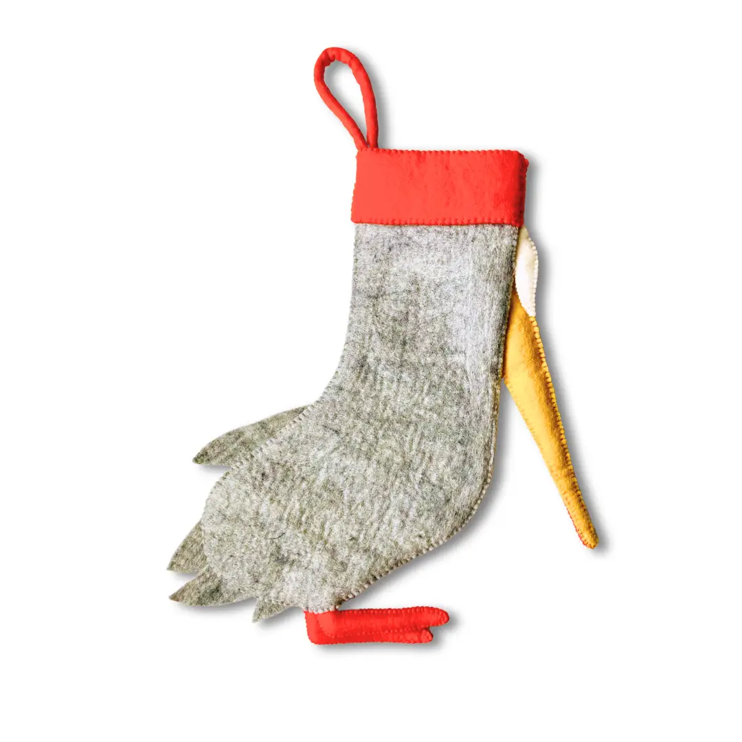 Pelican Felt Christmas Stocking [PREORDER]
