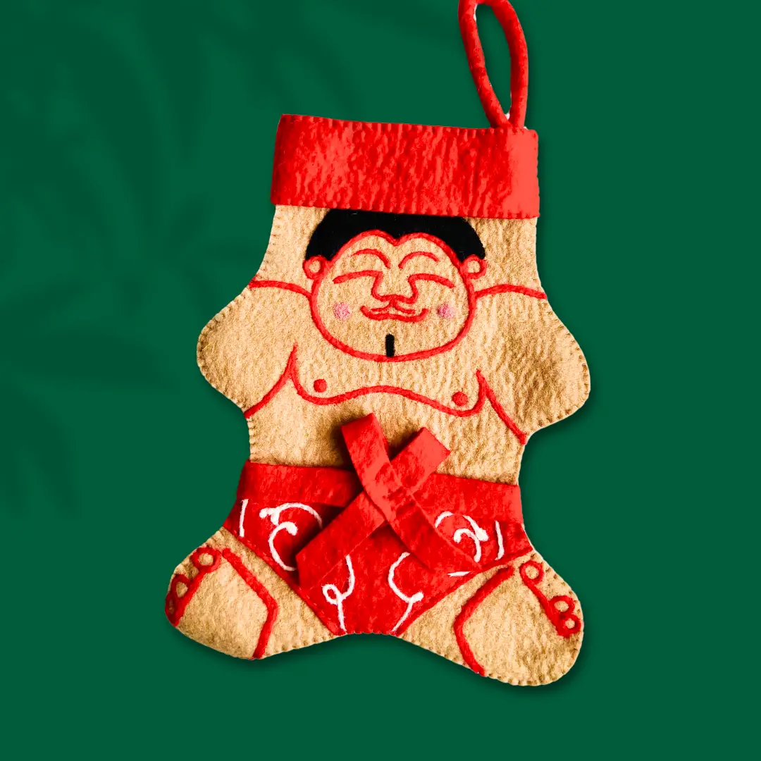 Sumo Felt Christmas Stocking [PREORDER]