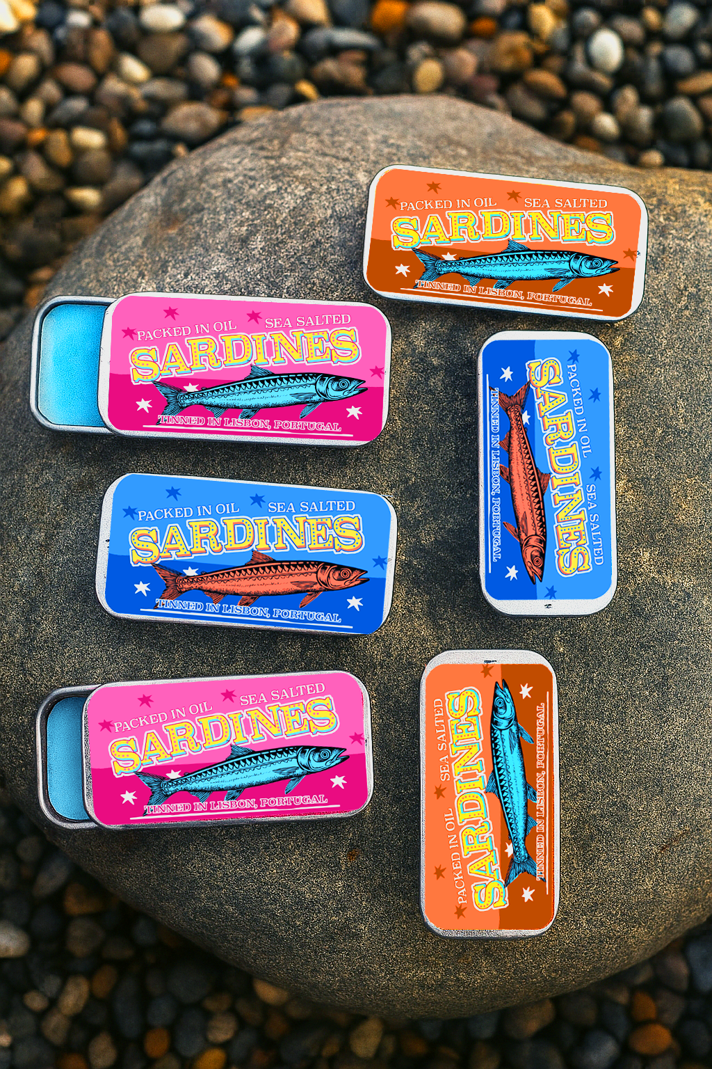 Sardine Tin Lip Balm Set/3